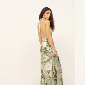 Reformation Veria Silk Dress